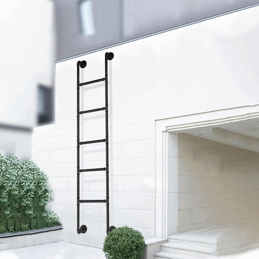 Emergency Egress Ladder For Basement Window Well, Heavy Duty Wall Mounted Fire Escape 3M 9113335048010