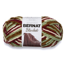 Bernat Blanket #6 Super objemná polyesterová priadza, Plum Fields 10,5 oz/300 g, 220 yardov