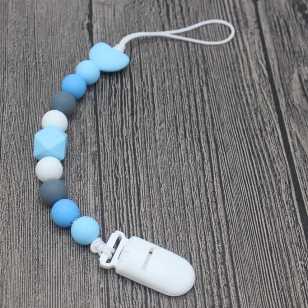 Baby Pacifier Clip - DIYOO Pacifier Clip - Baby Clip - Baby DIYOO Pacifier Beaded Chain Clip Holder for Boys and Girls