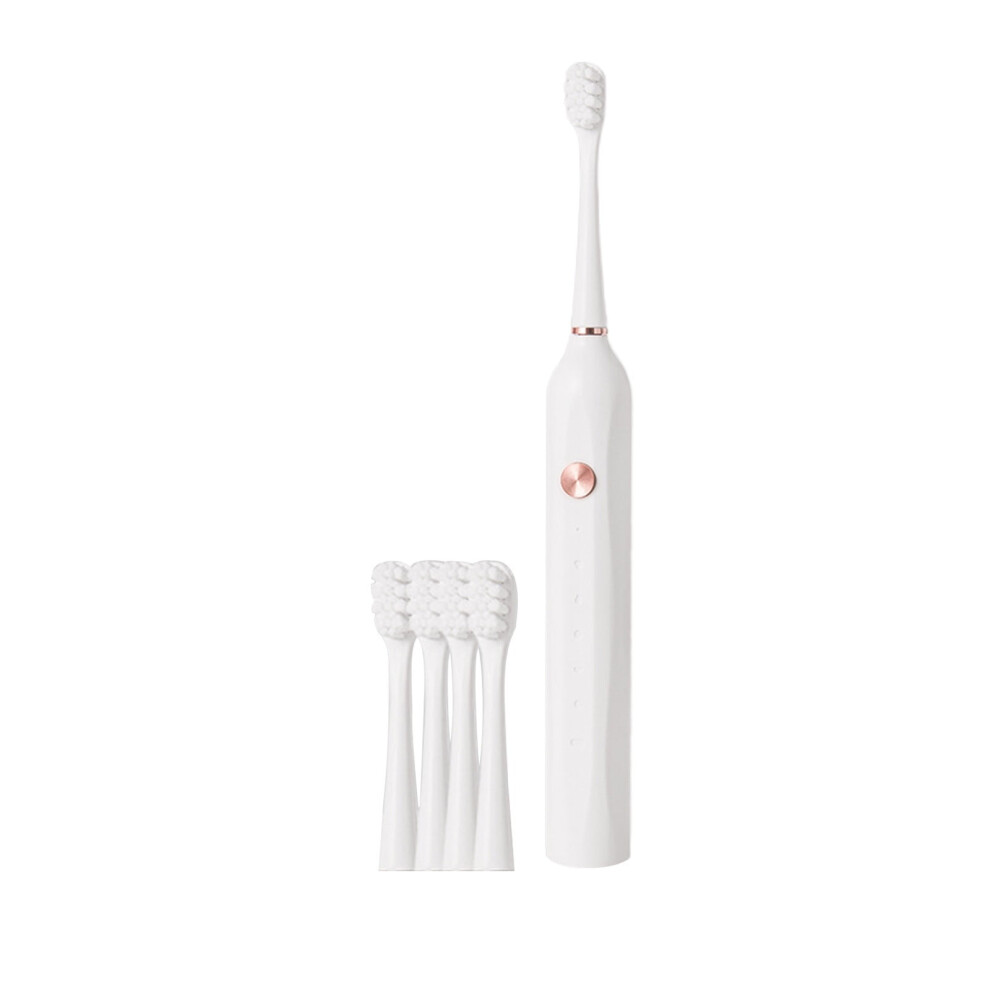 Yonrjhukm Electric Toothbrush Low Noise Portable Smart Timer Electric Toothbrush IPX7 Water Electric Toothbrush Vibration