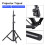 Universal Projector Tripod Stand Stretchable Projector Bracket Aluminum Alloy Portable Holder 1/4'' Interface Adjustable Height for LCD Projector 2