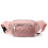Karierte Bauchtasche, rosa 1