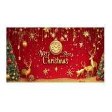 Bannière de Noël 400 x 180 cm, décoration de porte de garage hivernale, grande housse pour les fêtes de fin d'année en intérieur et en