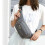 Karierte Bauchtasche, rosa 5