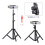 Universal Projector Tripod Stand Stretchable Projector Bracket Aluminum Alloy Portable Holder 1/4'' Interface Adjustable Height for LCD Projector 5