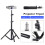 Universal Projector Tripod Stand Stretchable Projector Bracket Aluminum Alloy Portable Holder 1/4'' Interface Adjustable Height for LCD Projector 3