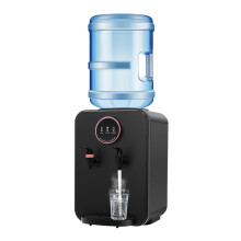 Loading Countertop Water Cooler Dispenser for 15 Gallon Bottles, Hot and Cold, 3 Temperatures, Black
