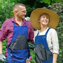 YOBOLK Backpack Clearance! Gardening Apron with Pockets, Large Storage Bag for Fruit/Vegetable Picking, Multi-purpose Foraging & School Use