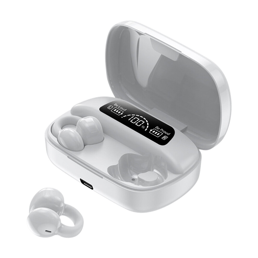 Quinlirra Wireless Earbuds Bluetooth 5.3, Noise Canceling, 50H Playback, Led Case, Ipx5 Waterproof, Deep Bass, Mic, Compatible With Android/Ios 9110895220283