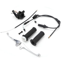 Throttle cable Brake lever Ignition key set Fits for Yamaha YZinger 50/PeeWee PW50