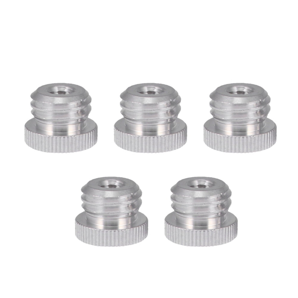 5 Pcs Mic Stand Camcorders Screw Stands Adapter Conversion Connector Camera Tripod For Microphone Aluminum Alloy 9071309718843