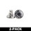 Sew-Free Trouser Buttons - Adjust Size Silver Multipack 1-Pack 7