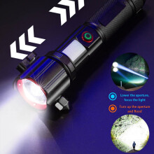 Flashlight Vmvidoty Flashlight Multi-function Flashlight Rechargeable With Transform Glass Phone Charger Flashlight LED For Car Sales Today Clearance