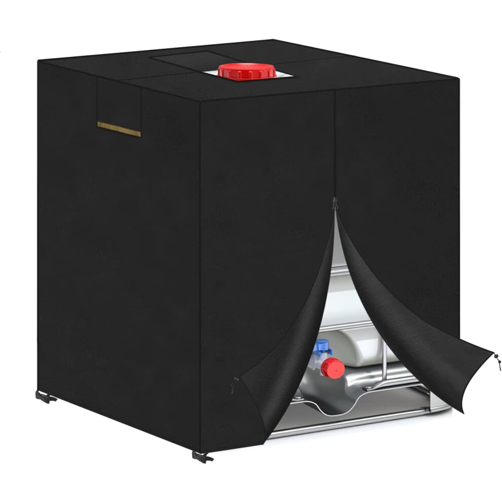 Protective Cover For 1000 L Water Tank Tarpaulin, Ibc Rainwater Tank Cover, 1000L Tank Cover (120X100x116cm) 9071309719673