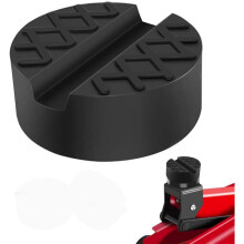 Jack Pad Universal Slotted Frame Rubber Jack Pad Block Car Motorcycle Trolley Jack Workshop Tool 65 X 33mm (1pc, Black)