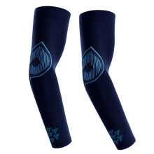 Summer Sun Protection Ice Silk Ice Sleeve Cycling Fishing Hiking Seamless Sleeve Blue