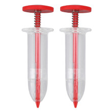 Delaman Dispensador de Semillas de 2 Piezas, dispensador de Semillas Mini Seedmaster Herramienta de siembra para siembra hortícola