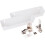 Wide Sink Tipout Tray Pack, White 1