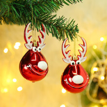 Liquidation de Noël 2024 ! Décorations de Noël WJSXC pour la maison, lot de 2 ornements suspendus en plastique compatibles avec les accessoires
