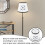 Eease Delicate Lamp Cover Desk Light Shade Ανταλλακτικό Υφασμάτινο Επιτραπέζιο Φωτιστικό Αμπαζούρ 5