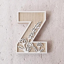 Lettres en bois de 12,5 cm pour loisirs créatifs, décoration murale, panneaux nominatifs, mariage, décoration intérieure ; compatibles avec les