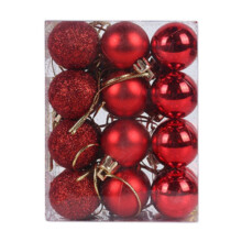 Godom Christmas - 24 boules de Noël décoratives à suspendre pour la maison et les fêtes (3 cm)