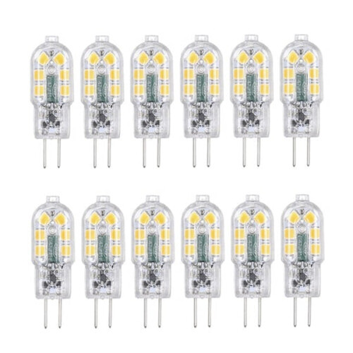 Ampoules LED Tomshine G4, lot de 12, blanc chaud