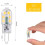 Ampoules LED Tomshine G4, lot de 12, blanc chaud 4