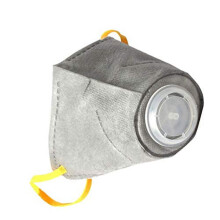 Adjustable Dog Gas Mask Reusable Puppy Muzzle Breathable Air Filter for Small Large Dogs - Dark Grey