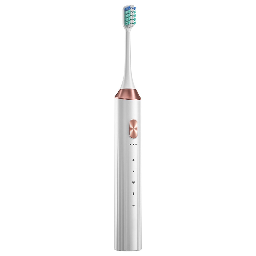 Tahtuvzn Kitchen Gadgets Clearance! USB Charging Toothbrush, Toothbrush with 4 Brush Heads, Smart 5-ModesTimer Toothbrush, Gifts for Friend