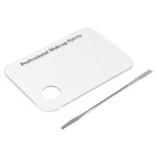 Palette de maquillage, palette cosmétique professionnelle pour nail art avec mélange de couleurs + kit d'outils spatule en acier inoxydable,