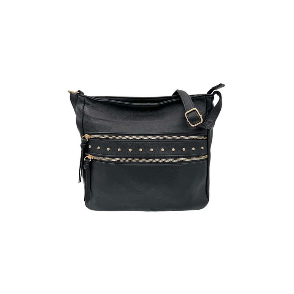 Shoulder Bag, Many Compartments Black 9425574819826