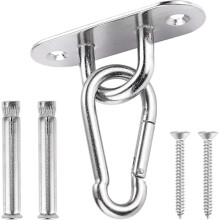 Hammock hook, 450 kg capacity Heavy duty ceiling and wall brackets in 304 stainless steel