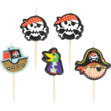 Bougies Pirate Pick (paquet de 5)