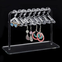1 Doos Kledinghanger Oorbellenhouder Sieradendisplay Hangende Oorbellen Organizer Mini Oorbellen Ketting