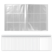 Libro organizer da viaggio per gioielli - 288 scomparti + 30 sacchetti con chiusura a zip, espositore per orecchini e anelli, porta collane, custodia