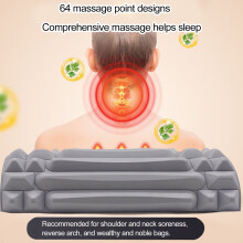 Homerr massagekudde för halsrygg, lindring av nacksmärta och sömnlösning, terapikudde för hemmabruk