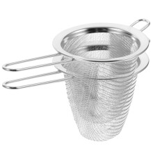 Lot de 2 passoires à thé en acier inoxydable avec filtre et poignée, accessoire pour le thé chinois