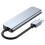 Tech-Protect 5-in-1 USB-A Hub USB-C / USB-A Grau 4