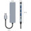 Tech-Protect 5-in-1 USB-A Hub USB-C / USB-A Grau 5