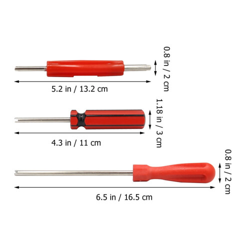 Hemoton 1 Set Valve Stem Removal Tool Valve Stem Extender Tire Stem Core Removal Tool 1