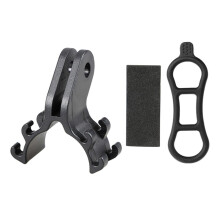 Support de lampe torche DAMIFU pour vélo de route/VTT, fixation par clip, support de phare 1
