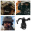 Nylon Plastic Headphone Rack Helmet Mount Hook Holder Replaceable Cycling Riding 4