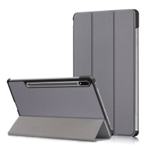 Schlanke Schutzhülle für Samsung Galaxy Tab S7FE / Tab S7Plus / Tab S8+ – Grau