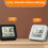 Waterproof Clocks Digital Bathroom Clock Shower Timer for Makeup Shower Chef White 4