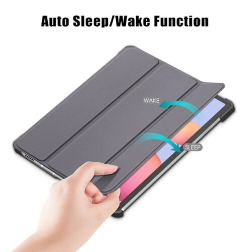 Θήκη Slim Fit για συμβατότητα με Samsung Galaxy Tab S7FE / Tab S7Plus / Tab S8+ - Γκρι 2