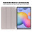 Θήκη Slim Fit για συμβατότητα με Samsung Galaxy Tab S7FE / Tab S7Plus / Tab S8+ - Γκρι 6