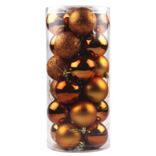 24Pcs Christmas Balls Baubles Tree Decorations, Compatible with Outdoor Indoor Use, White Xmas Ornaments for Party & Gift