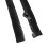 pc split zipper 70 cm - Black - DIY Black 4