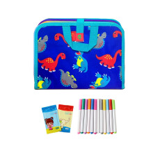Kids Erasable Book Doodle Set Painting Toys Activity Painting Book Xmas Gift Art Learning Compact Size Preschool Drawing Book dinosaur world